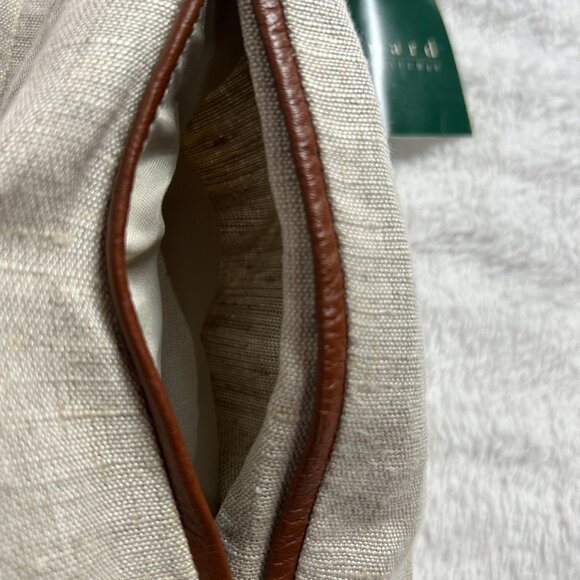 Harvé Benard Womens Linen Blend Pencil Skirt Size 12 Beige Pockets Career New - Picture 5 of 10